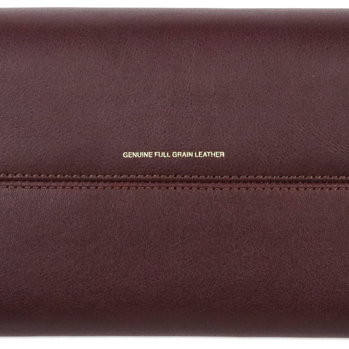 Coach Merlot Smooth Leather/Brass/Empire Caryall 34