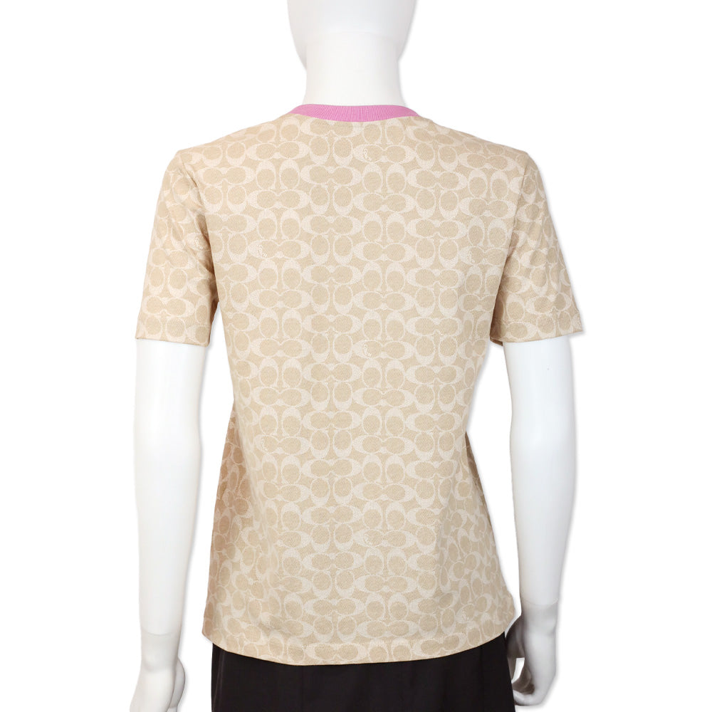 Coach Monogram Cotton Love T Shirt