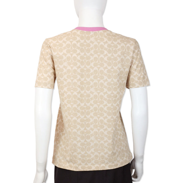 Coach Monogram Cotton Love T Shirt