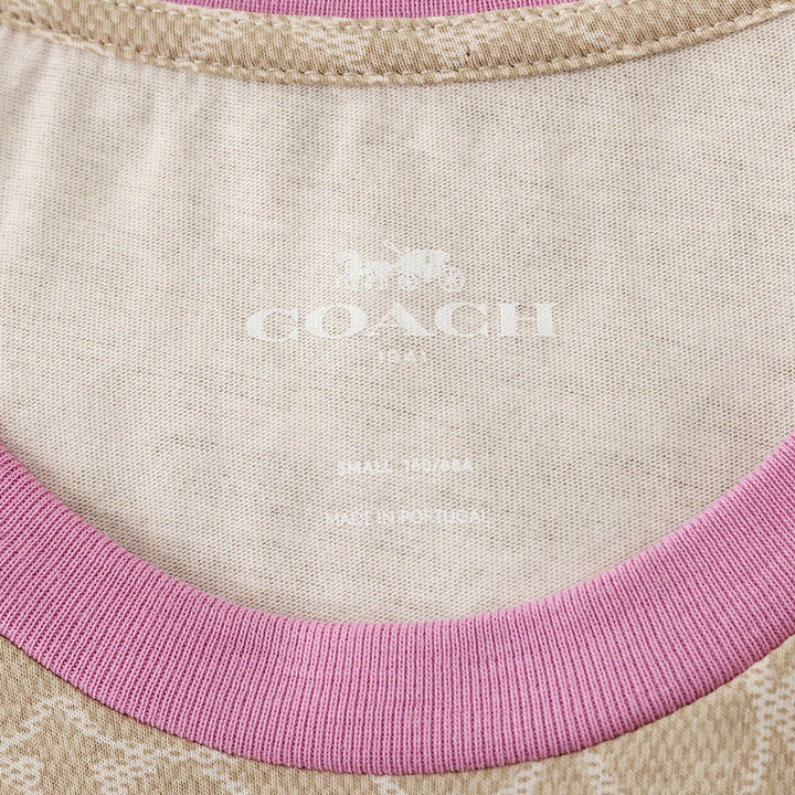 Coach Monogram Cotton Love T Shirt