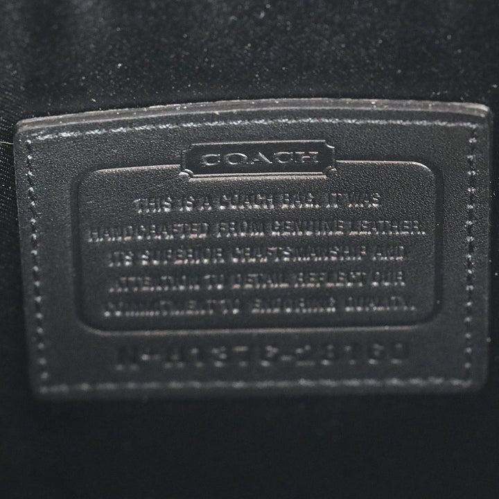 Coach NWT 28160 Black Pebbled Leather The Brough Bag