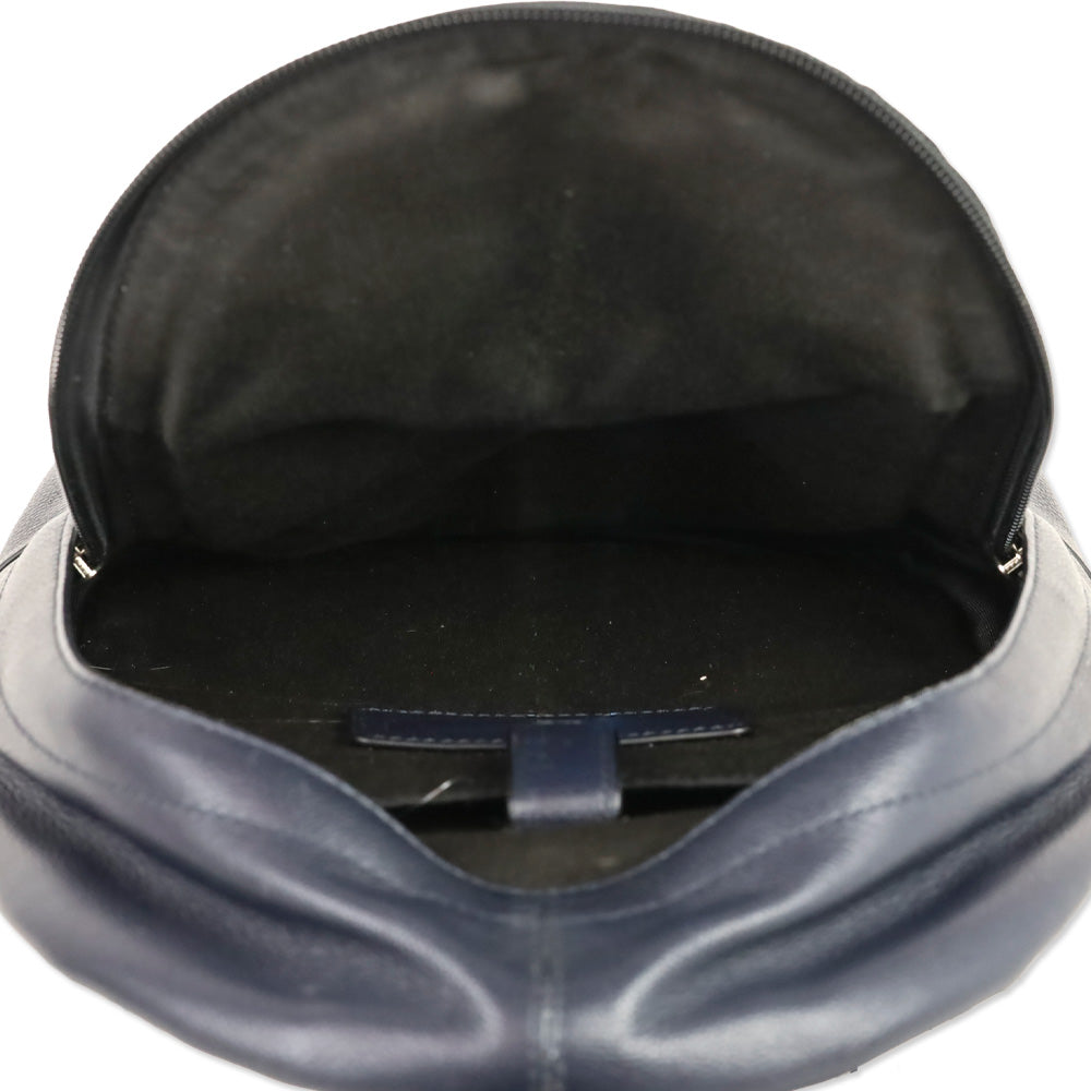 Coach Navy Leather Sling Backpack