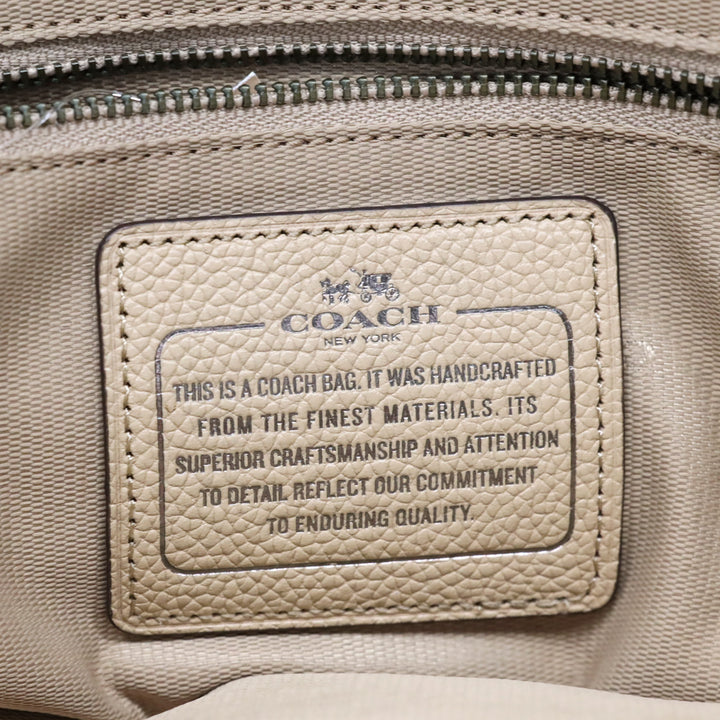 Coach Nude Whiplash Leather Tatum Tote