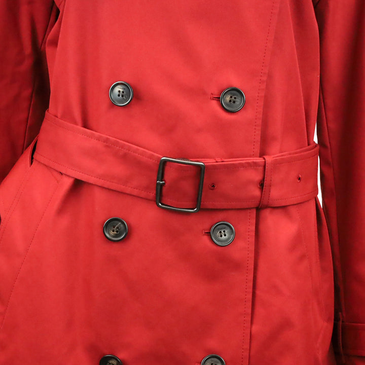 Coach Ruby Red Mid Trench