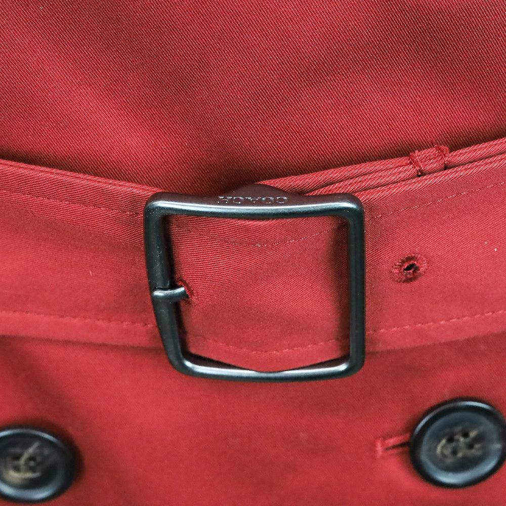 Coach Ruby Red Mid Trench