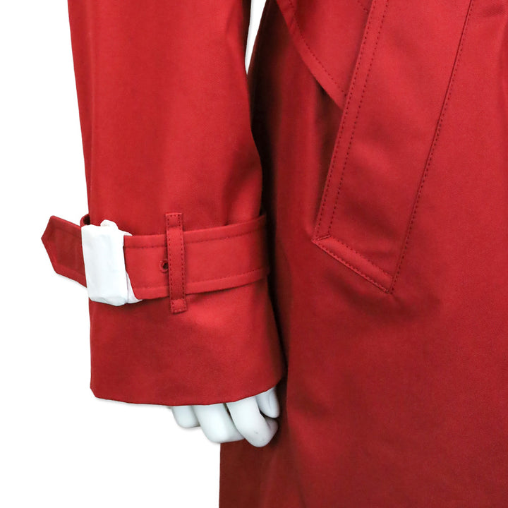Coach Ruby Red Mid Trench