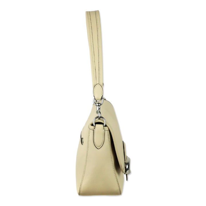 Coach Silver/Ivory Soft Tabby Shoulder Bag