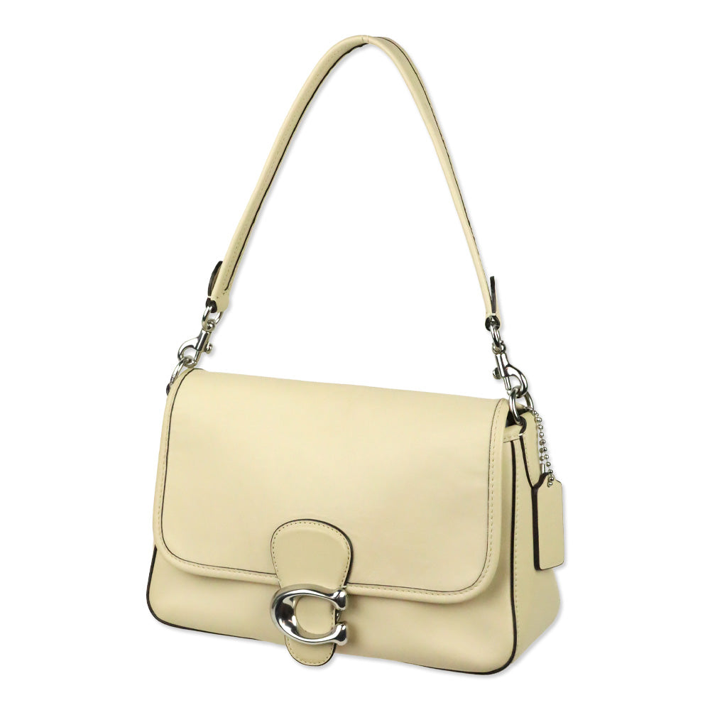 Coach Silver/Ivory Soft Tabby Shoulder Bag
