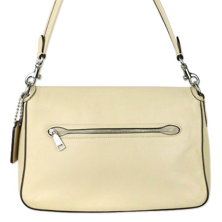 Coach Silver/Ivory Soft Tabby Shoulder Bag