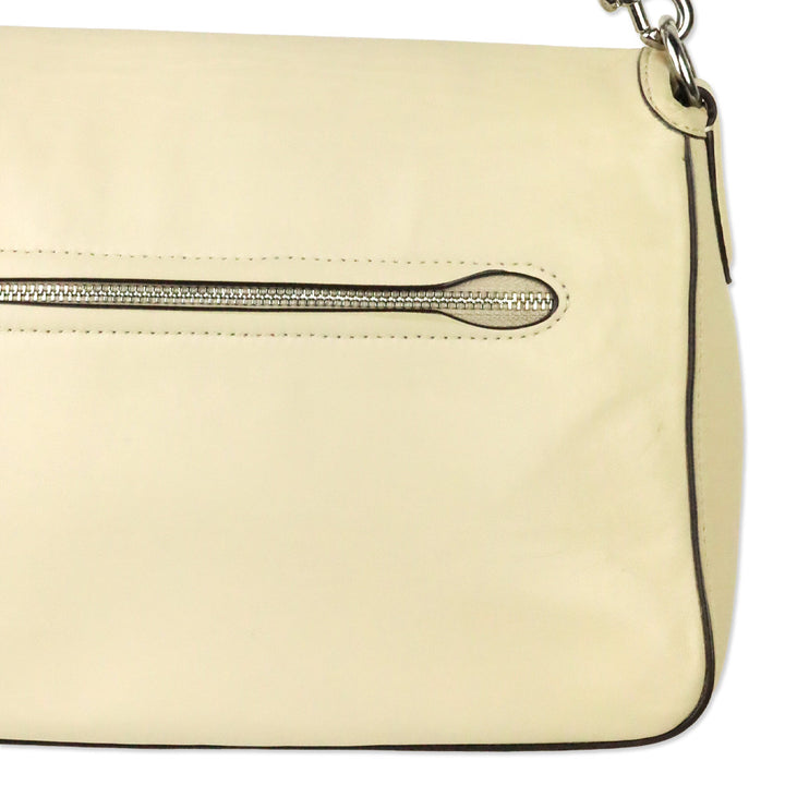 Coach Silver/Ivory Soft Tabby Shoulder Bag