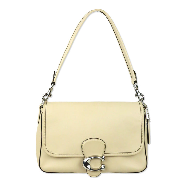 Coach Silver/Ivory Soft Tabby Shoulder Bag