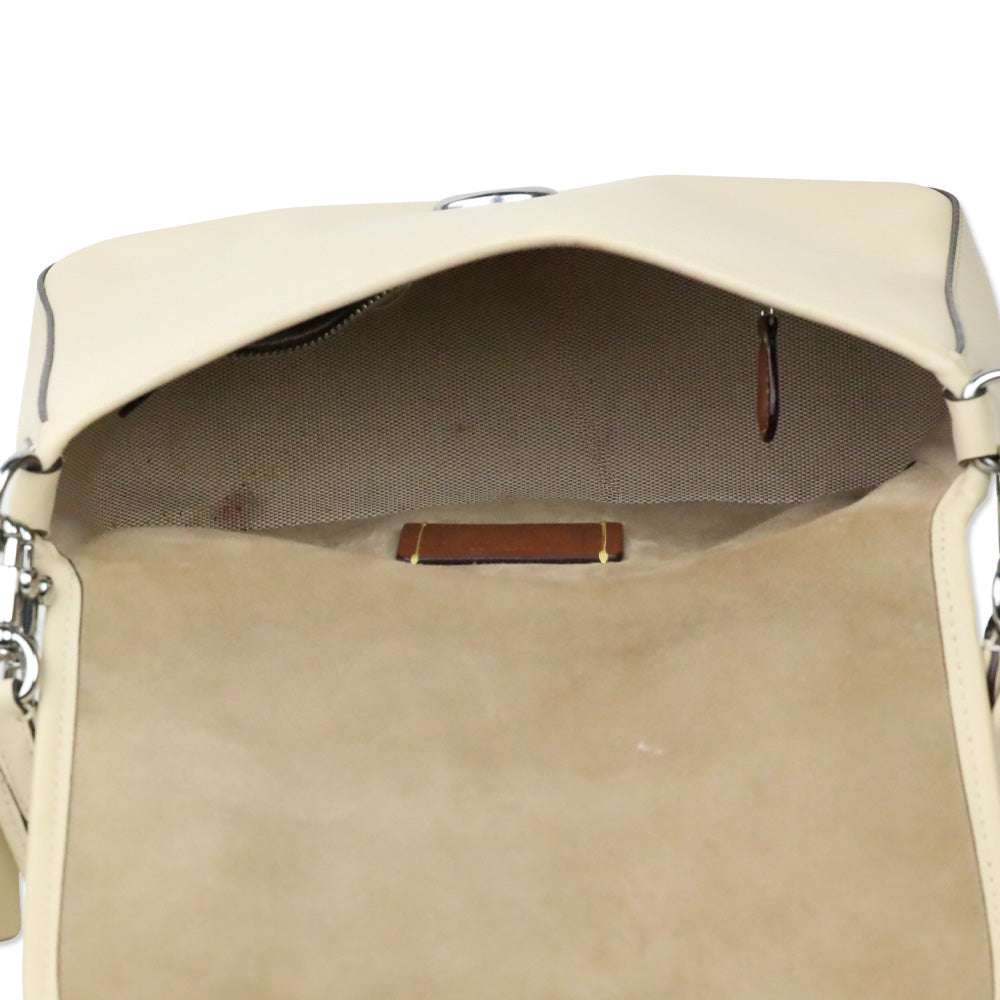 Coach Silver/Ivory Soft Tabby Shoulder Bag