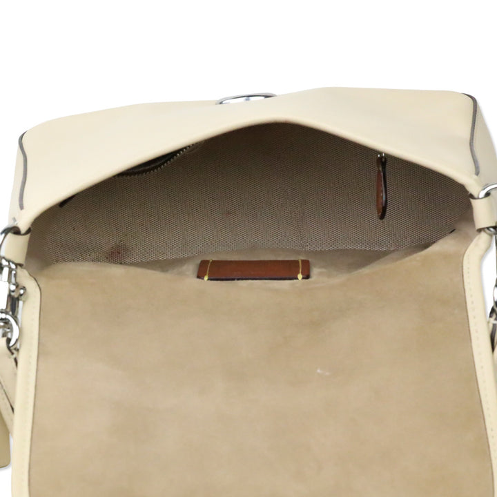 Coach Silver/Ivory Soft Tabby Shoulder Bag