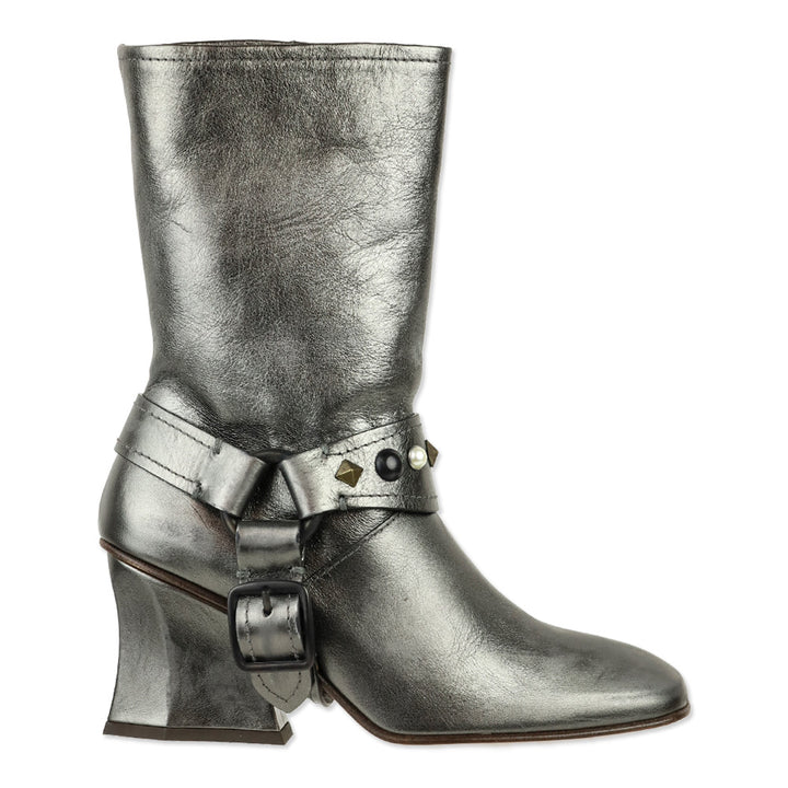 Coach Smog Metallic Vachetta Harness Boot