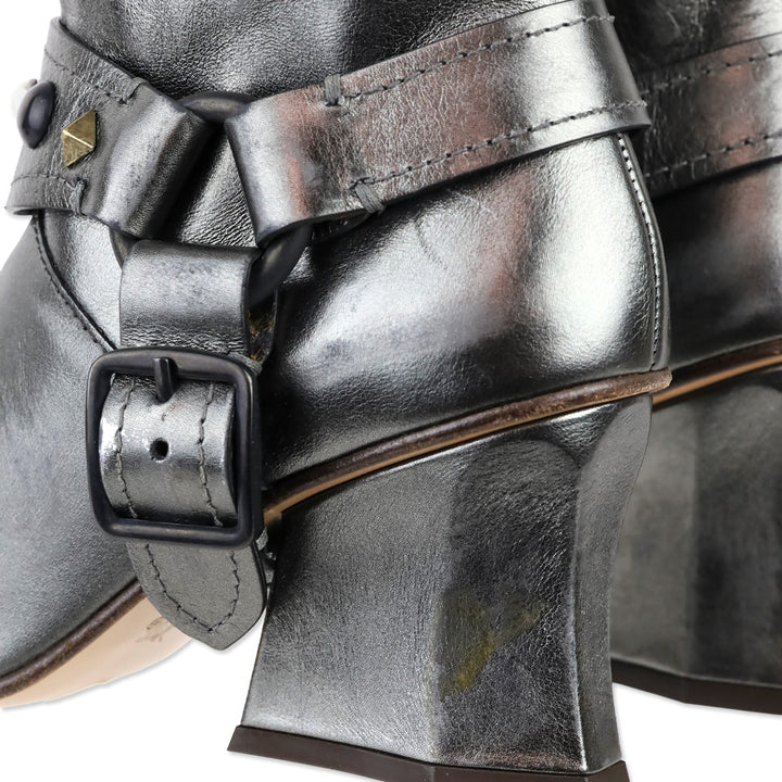 Coach Smog Metallic Vachetta Harness Boot