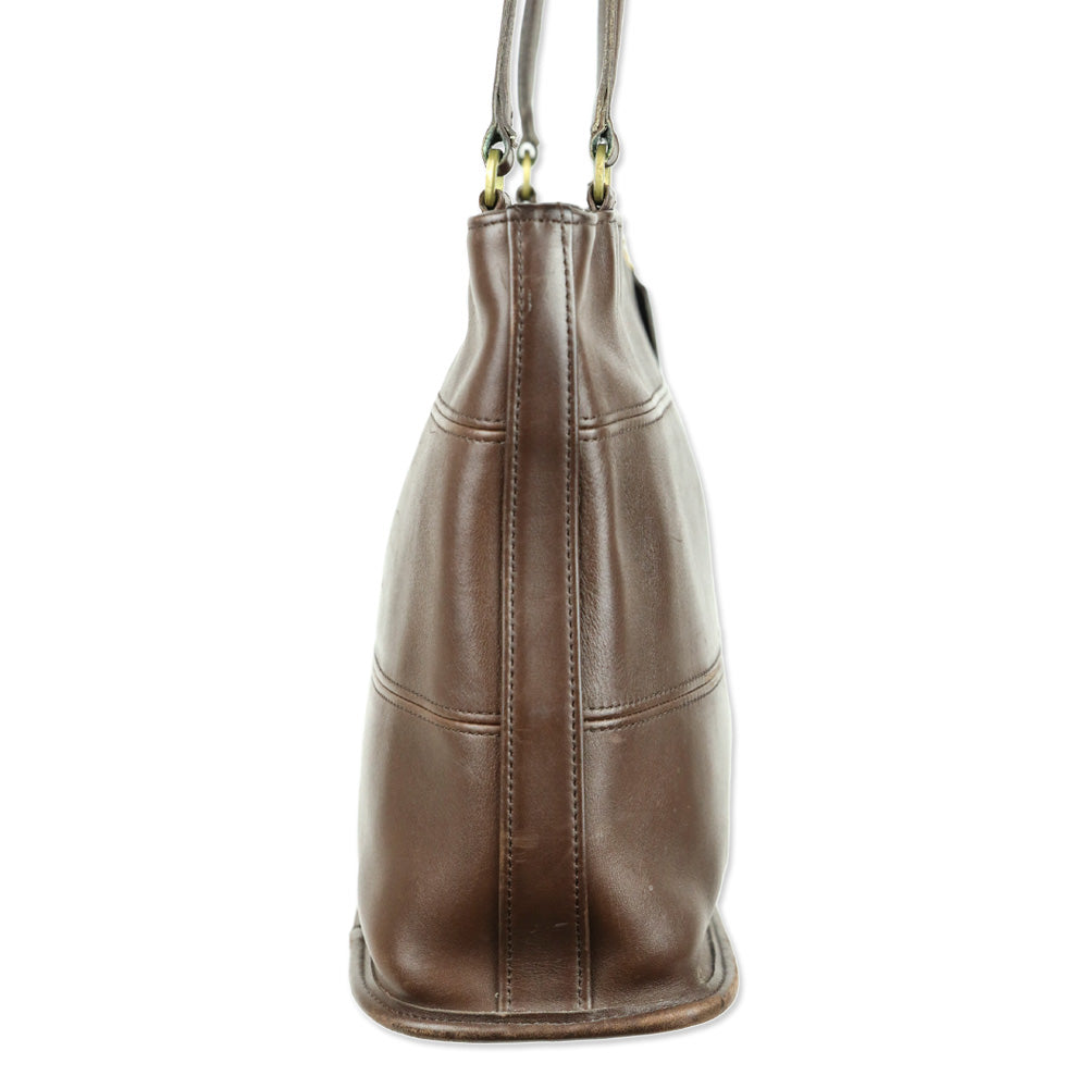 Coach Vintage 9098 Brown Tribeca Bucket Tote Bag
