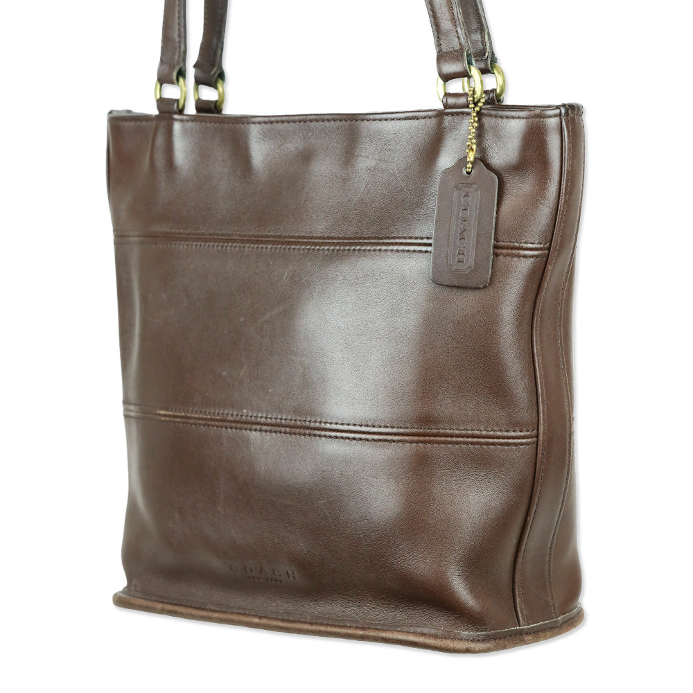Coach Vintage 9098 Brown Tribeca Bucket Tote Bag