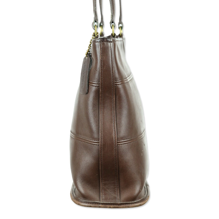 Coach Vintage 9098 Brown Tribeca Bucket Tote Bag
