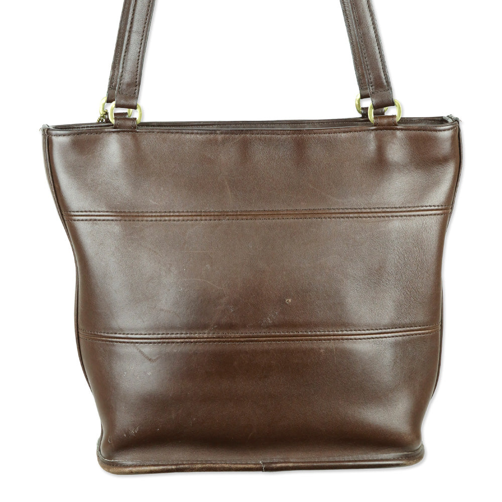 Coach Vintage 9098 Brown Tribeca Bucket Tote Bag