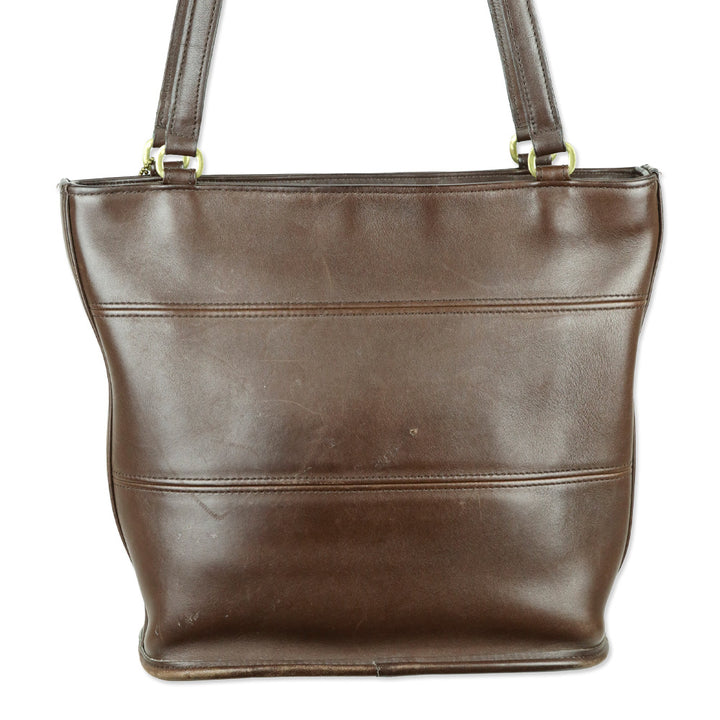 Coach Vintage 9098 Brown Tribeca Bucket Tote Bag
