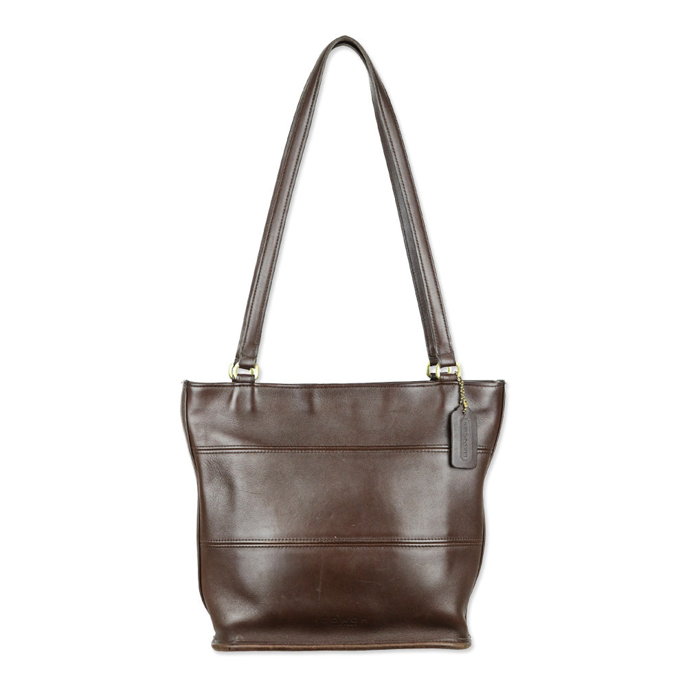 Coach Vintage 9098 Brown Tribeca Bucket Tote Bag