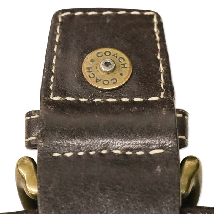 Coach Brown Suede Retro Soho Convertible Crossbody