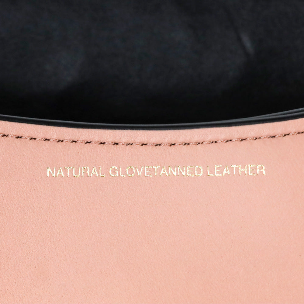 Coach x Rodarte Pink Glovetanned Leather Courier Bag With Leather Sequins