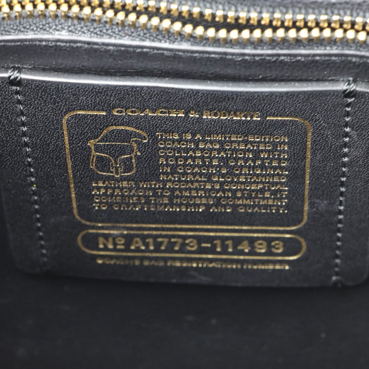 Coach x Rodarte Pink Glovetanned Leather Courier Bag With Leather Sequins