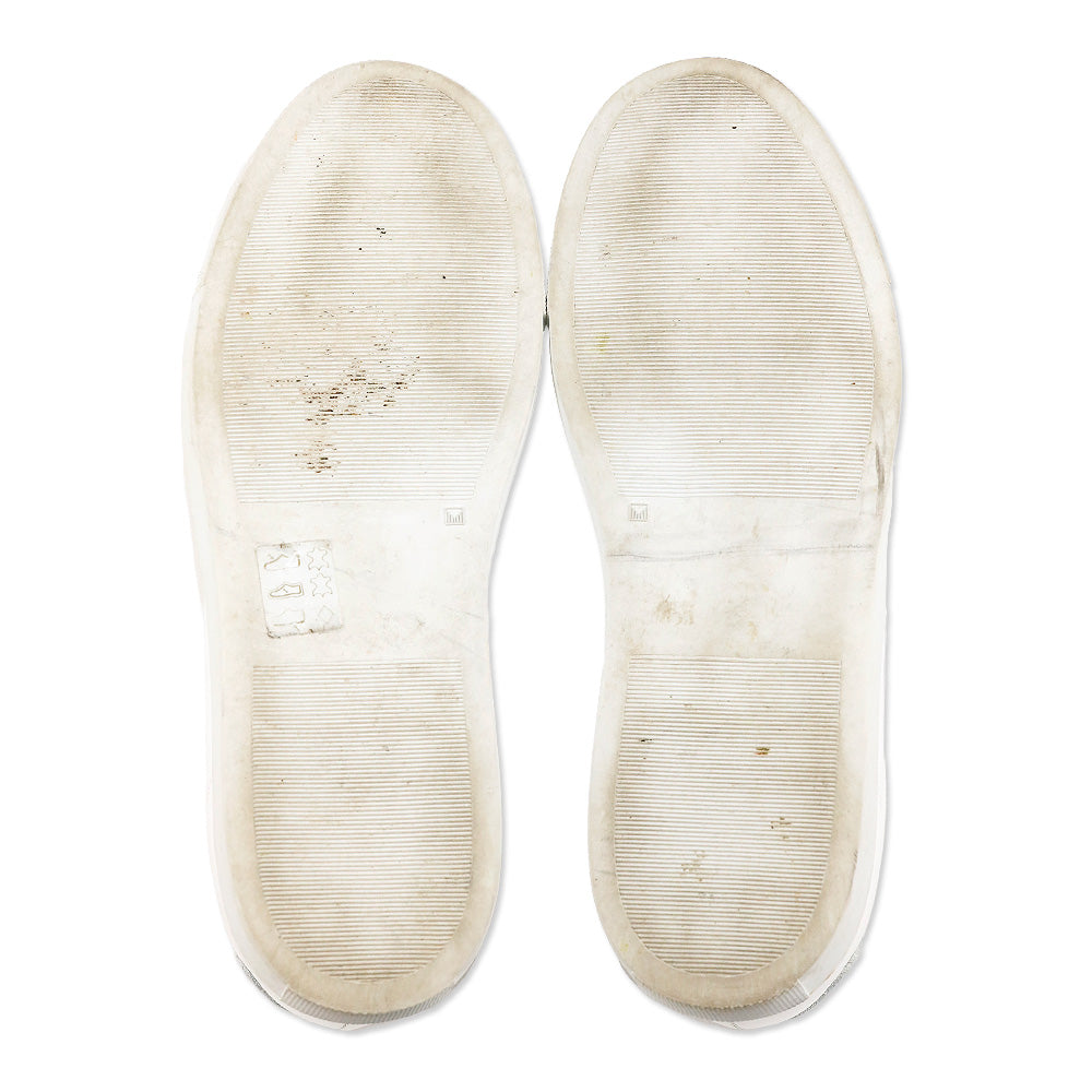 Common Projects Woman Achilles Retro Low-Top White/Silver Leather Sneakers