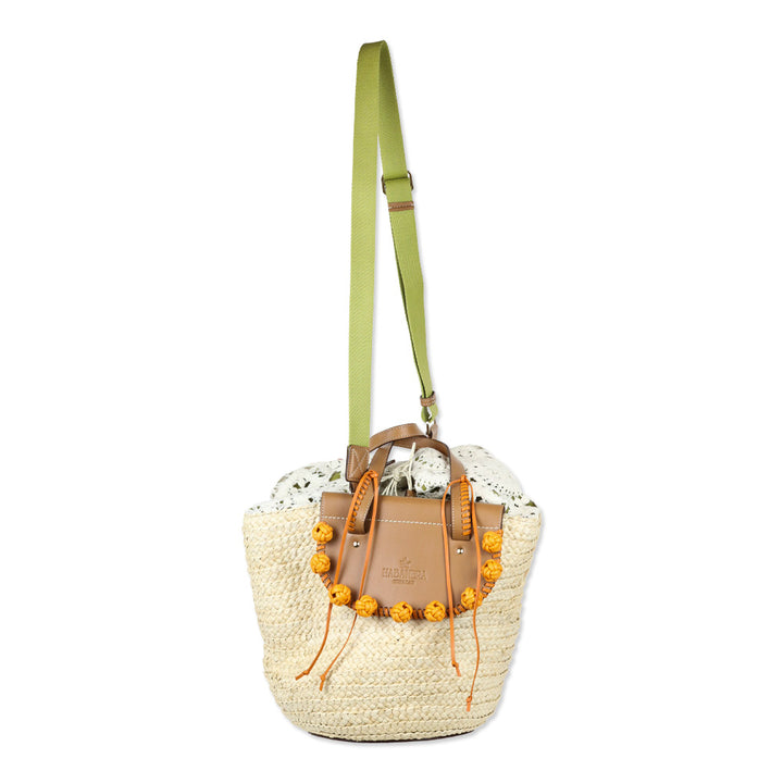 Cuba Lab Habanera Tote x ARossGirl Woven Straw Handbag