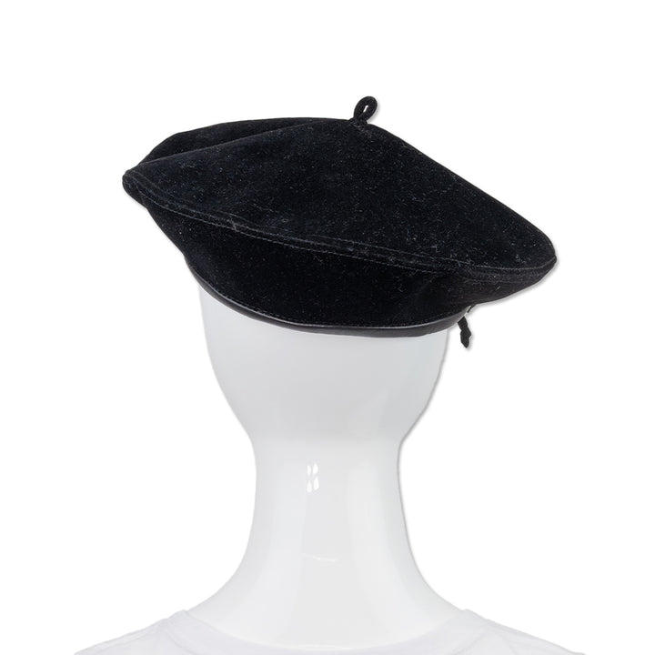 Eric Javits Black Velvet Beret