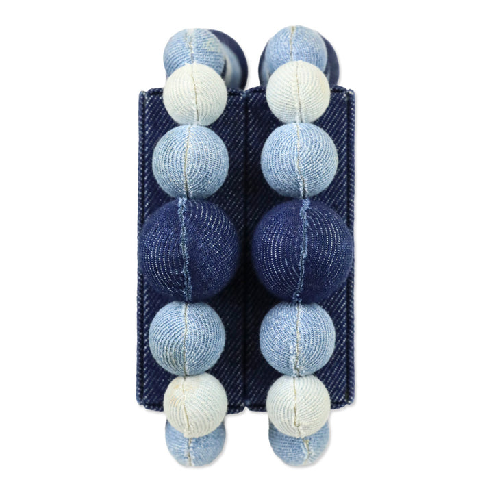 Cult Gaia Indigo Denim Bauble EOS Clutch