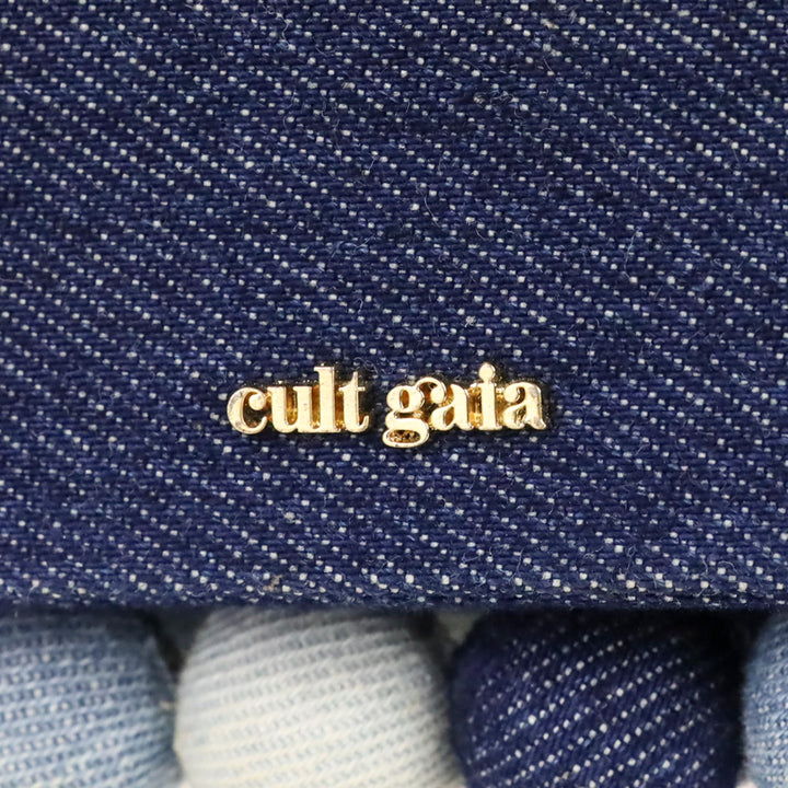 Cult Gaia Indigo Denim Bauble EOS Clutch