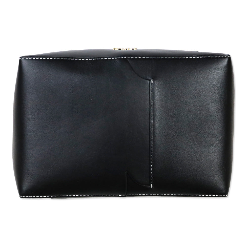 Cult Gaia Simona Black Leather Shoulder Bag
