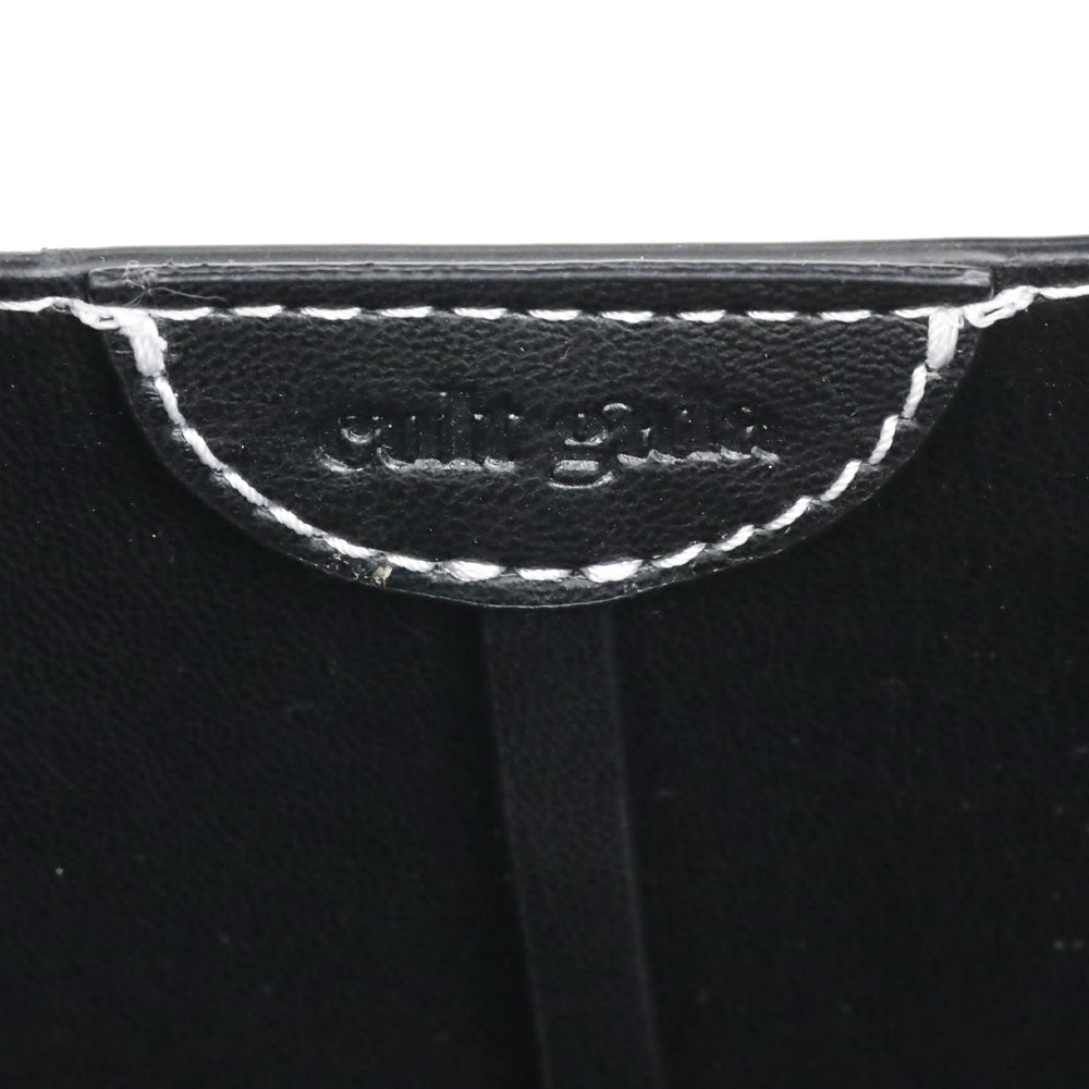 Cult Gaia Simona Black Leather Shoulder Bag