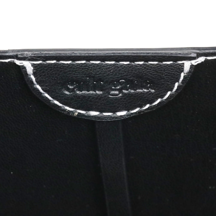 Cult Gaia Simona Black Leather Shoulder Bag