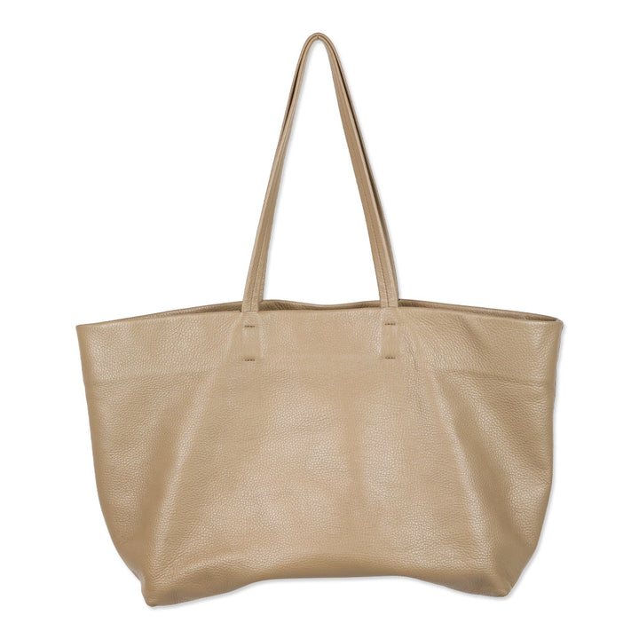 Cuyana Cappuccino Leather Classic Easy Tote