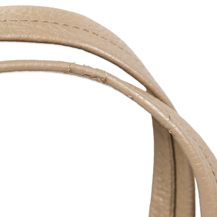 Cuyana Cappuccino Leather Classic Easy Tote