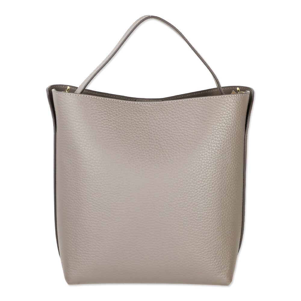 Cuyana Clay Pebbled Mini Linea Bucket Bag