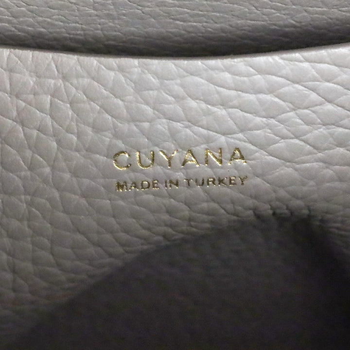 Cuyana Clay Pebbled Mini Linea Bucket Bag