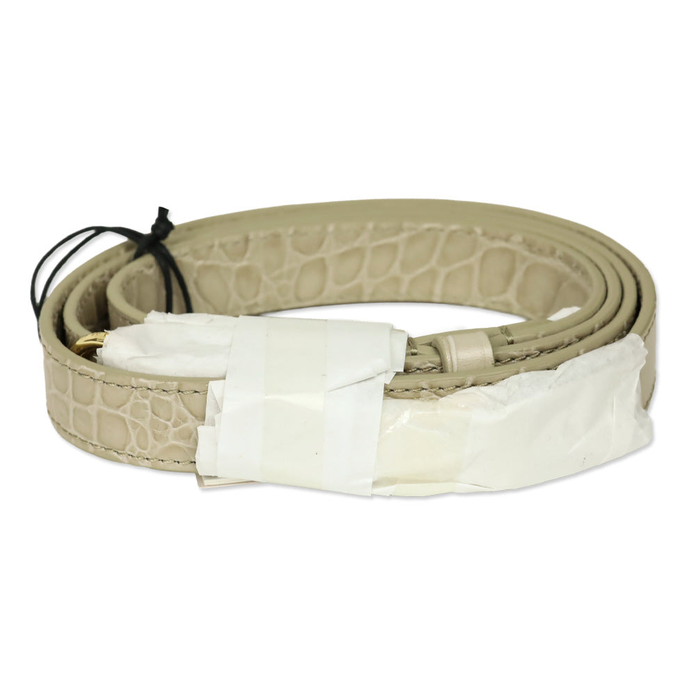 Cuyana Stone Croco Embossed Mini System Tote