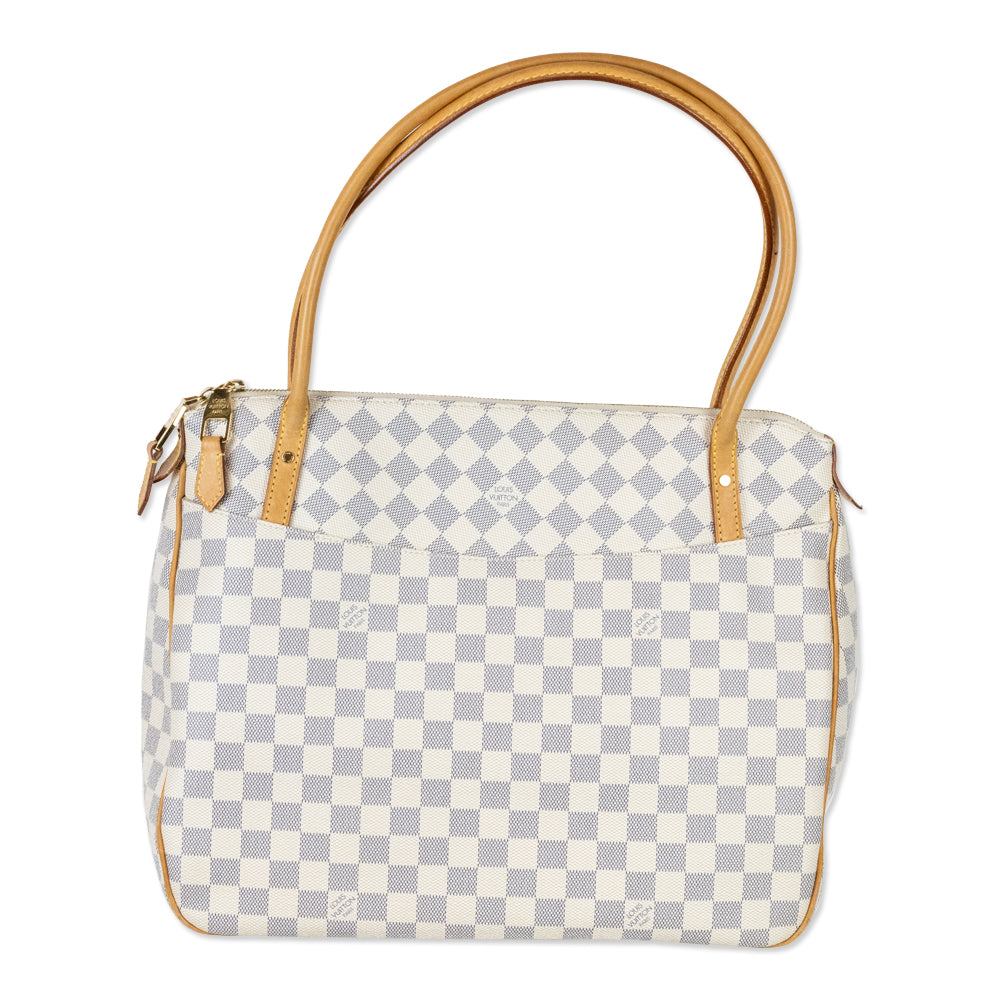 Louis Vuitton Damier Azur Coated Canvas Figheri GM Bag