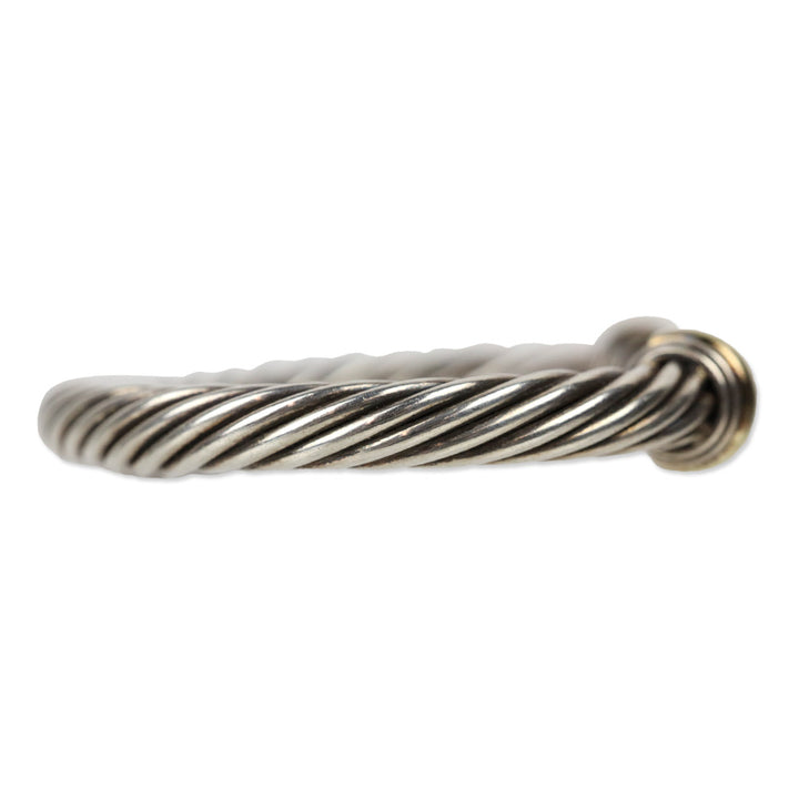 David Yurman Onyx Classic Cable Cuff Bracelet