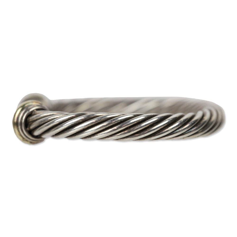 David Yurman Onyx Classic Cable Cuff Bracelet
