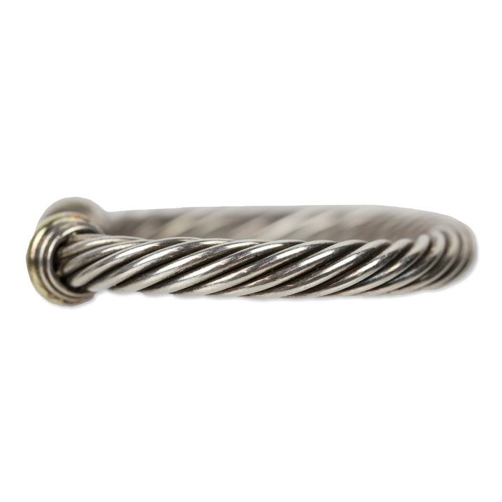 David Yurman Onyx Classic Cable Cuff Bracelet