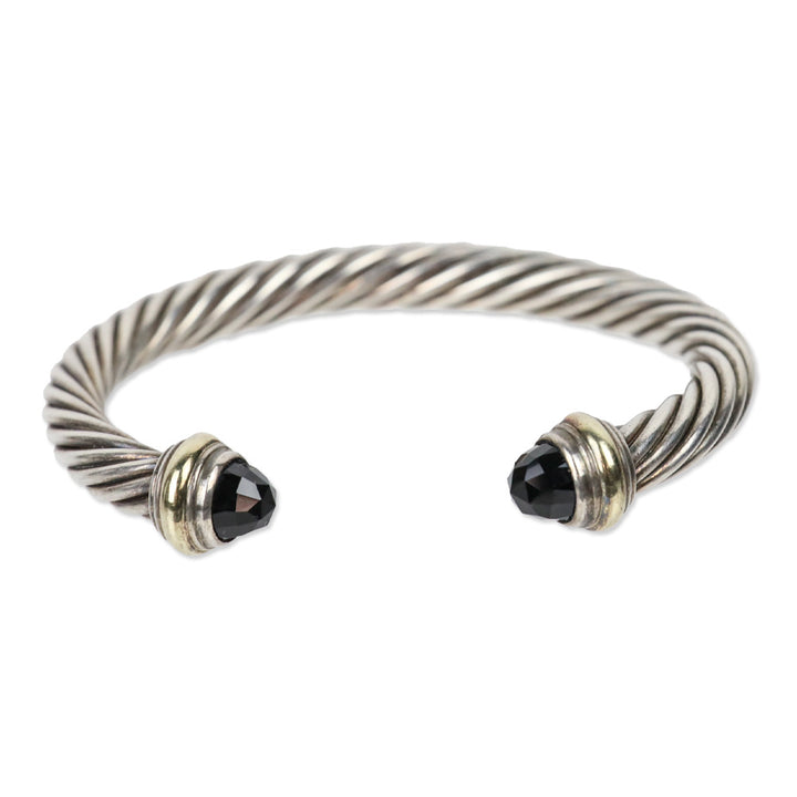 David Yurman Onyx Classic Cable Cuff Bracelet