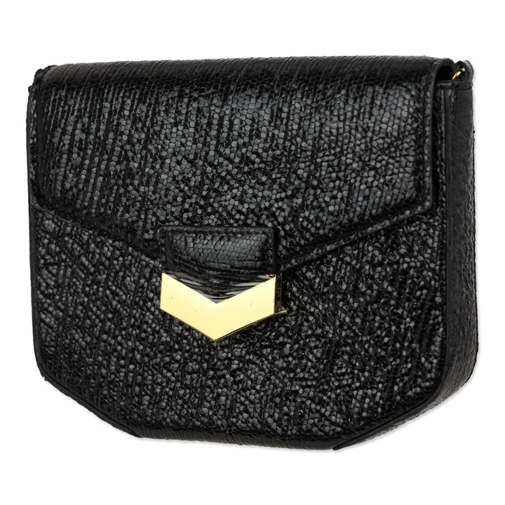 DeMellier Black Leather Mini London Crossbody