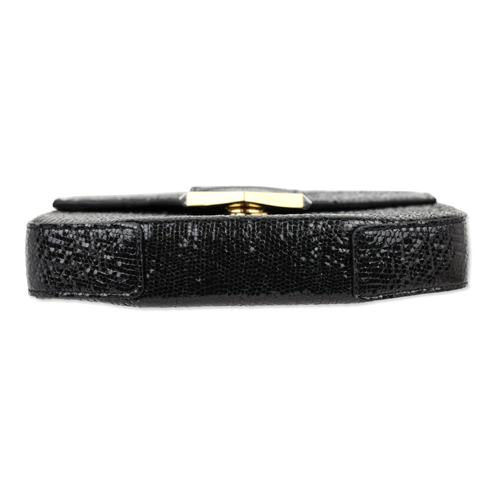 DeMellier Black Leather Mini London Crossbody