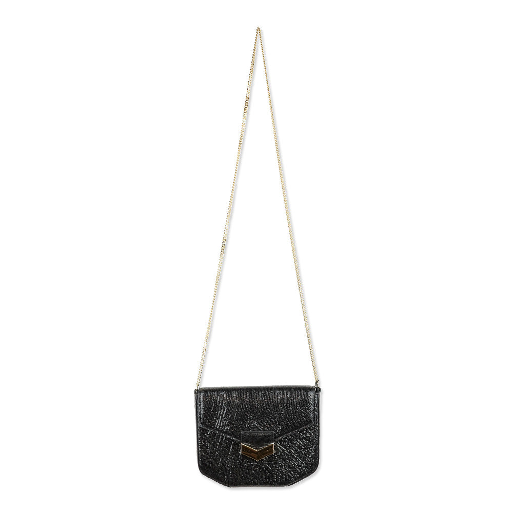 DeMellier Black Leather Mini London Crossbody