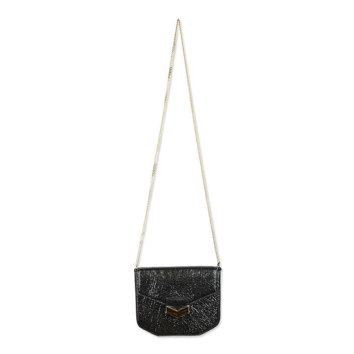 DeMellier Black Leather Mini London Crossbody
